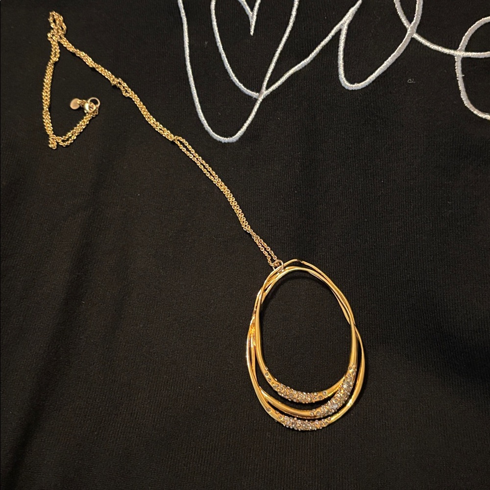 alexis bittar long pendant necklace like new condition